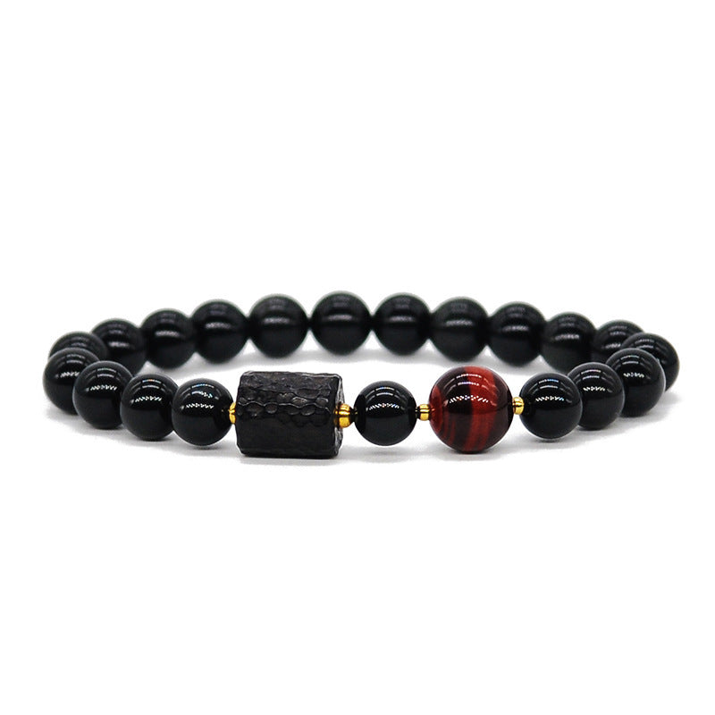 Euron: Mattiertes Perlenarmband – Herren Fashion