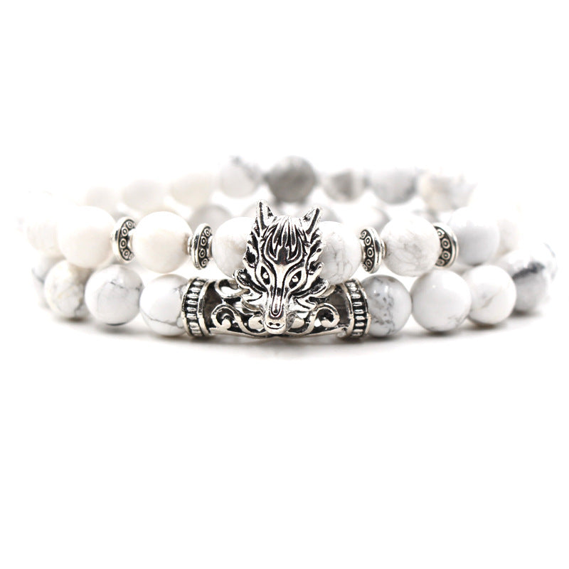 Euron: Weiße Türkis DIY Eulen Armband – Damen & Herren Fashion