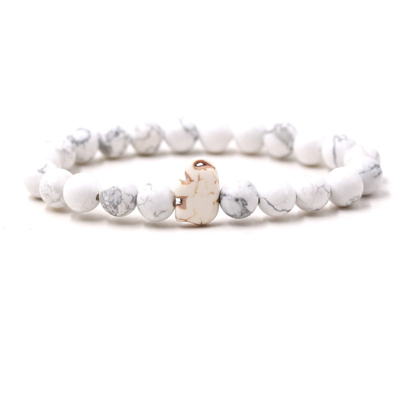 Euron: Malachit Armband mit Elefantenmotiv