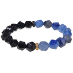 Euron: Tigerauge Armband mit Naturgeschliffener Oberfläche