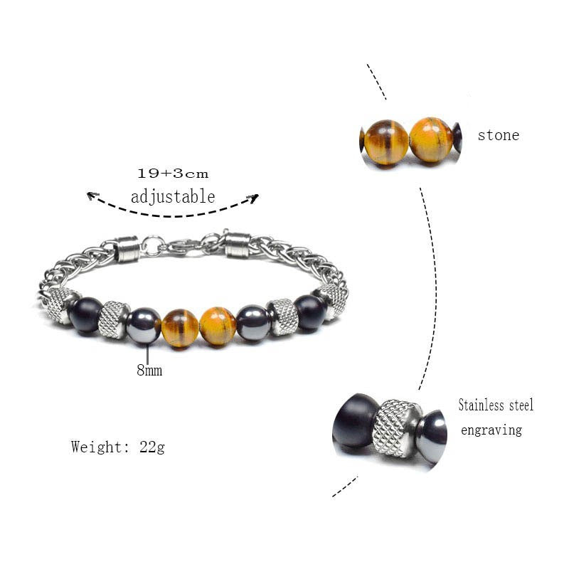 Euron: Edelstahl Armband – Herren