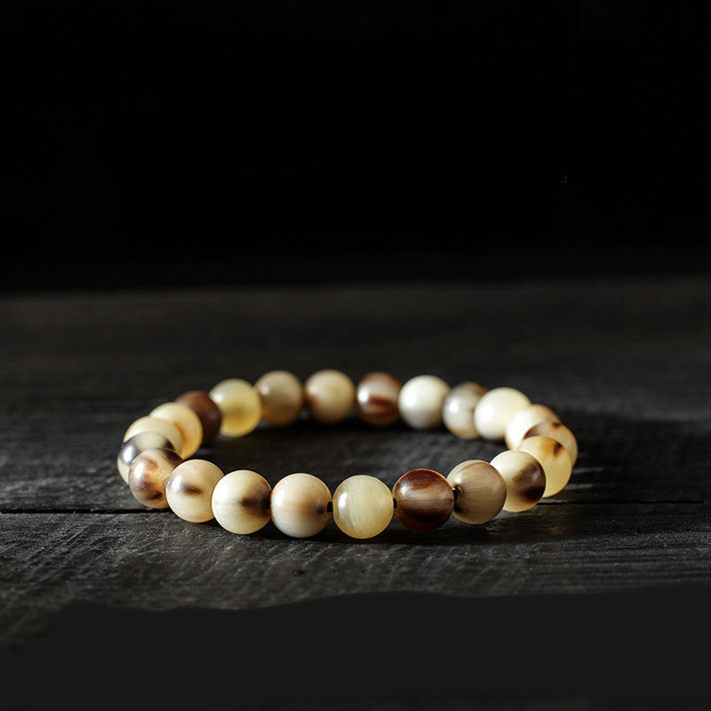 Euron: Natürliches Yakhorn Armband – Herren Fashion