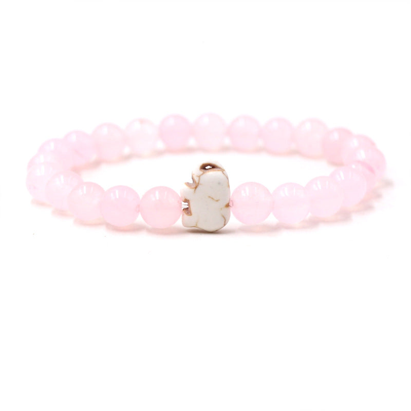 Euron: Malachit Armband mit Elefantenmotiv