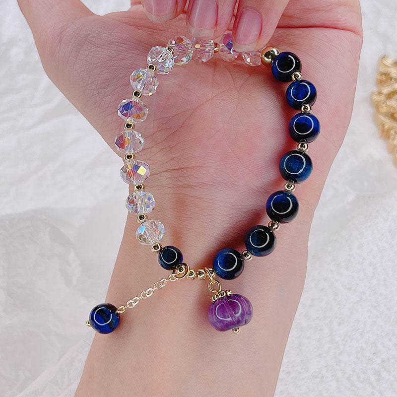 Euron: Tigerauge Steinarmband Einzelschlaufe – Influencer Style