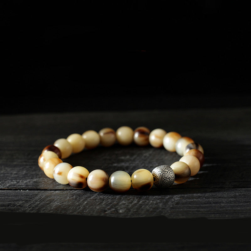 Euron: Natürliches Yakhorn Armband – Herren Fashion