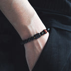 Euron: Mattiertes Perlenarmband – Herren Fashion