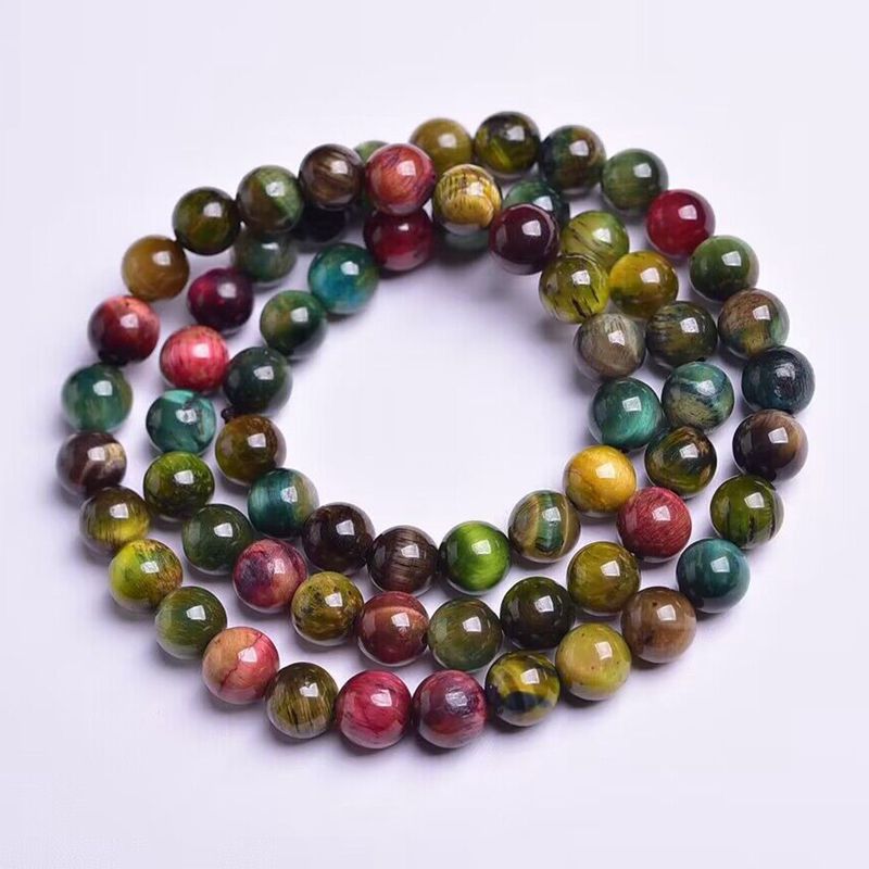 Euron: Dreireihiges Tigerauge Armband (Handgefertigt)