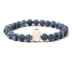 Euron: Malachit Armband mit Elefantenmotiv