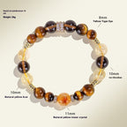 Euron: Gelbes Tigerauge Damenarmband (Handgemacht)