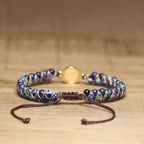 Euron: Retro Opal Naturstein Armband – Doppelstrang & Verstellbar